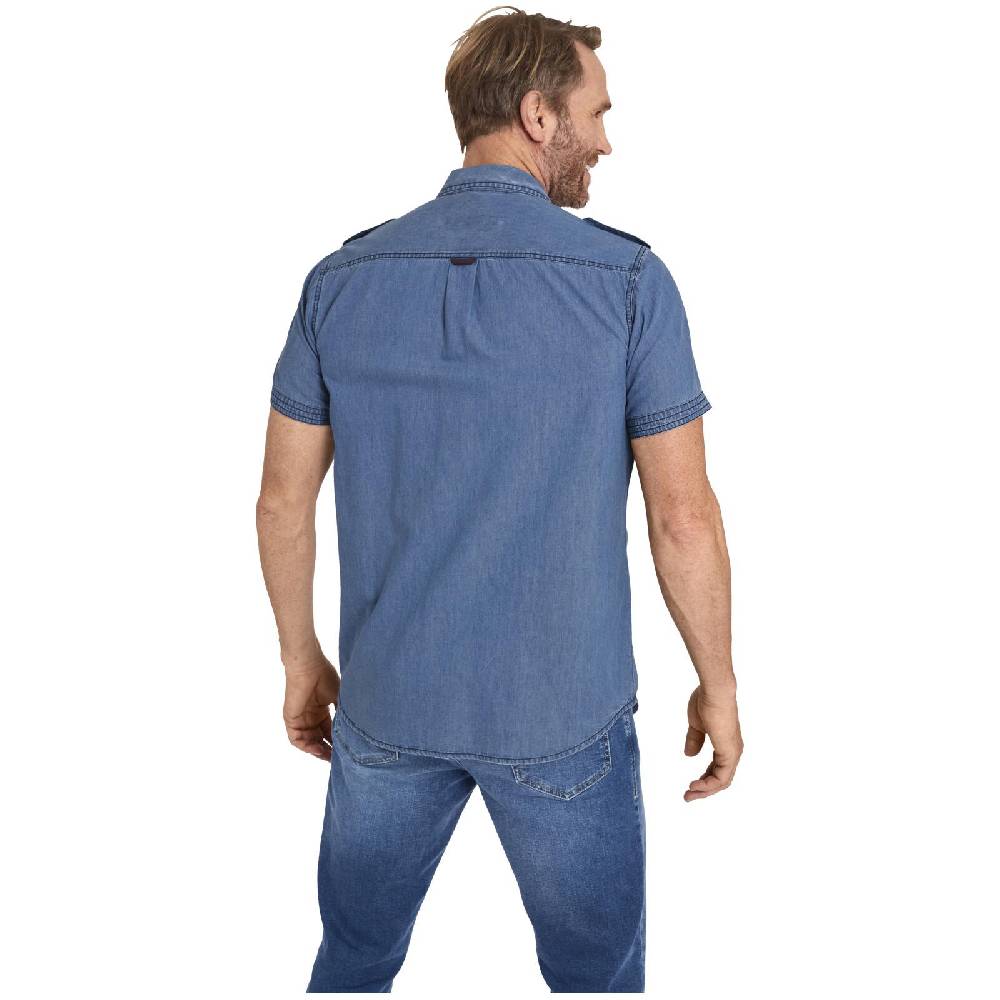 Jan Vanderstorm Jeanshemd LORENSIUS blau Flash Sale