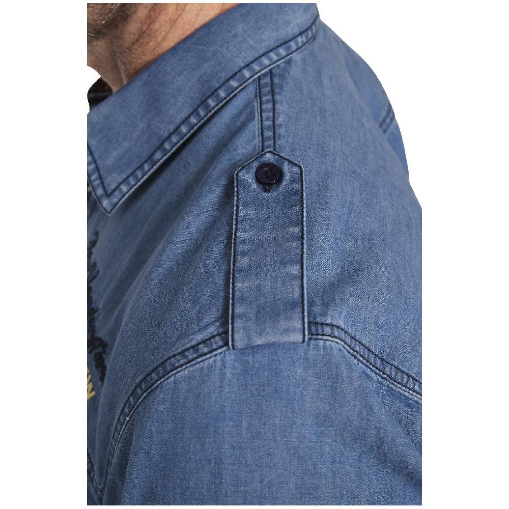 Jan Vanderstorm Jeanshemd LORENSIUS blau Flash Sale