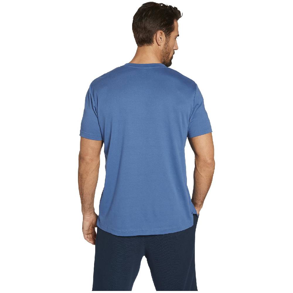 Jan Vanderstorm Doppelpack T-Shirt MAYKO dunkelblau royal blau Auslauf