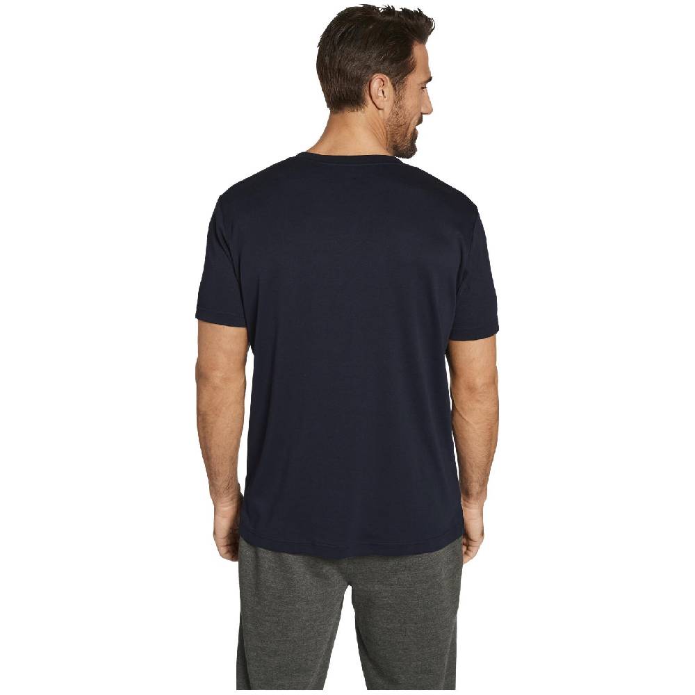 Jan Vanderstorm Doppelpack T-Shirt MAYKO dunkelblau royal blau Auslauf