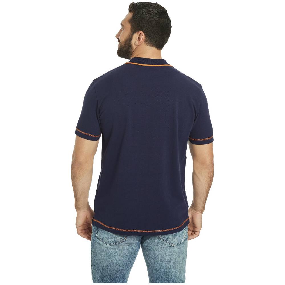 Jan Vanderstorm Poloshirt UFFE dunkelblau Exklusivangebot