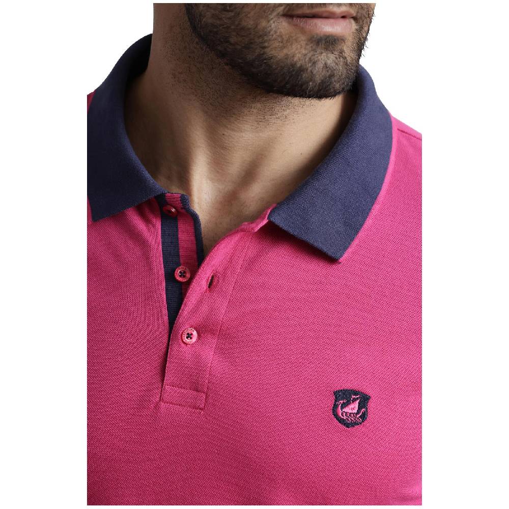 Jan Vanderstorm Poloshirt LAVRANS pink Schlussverkauf