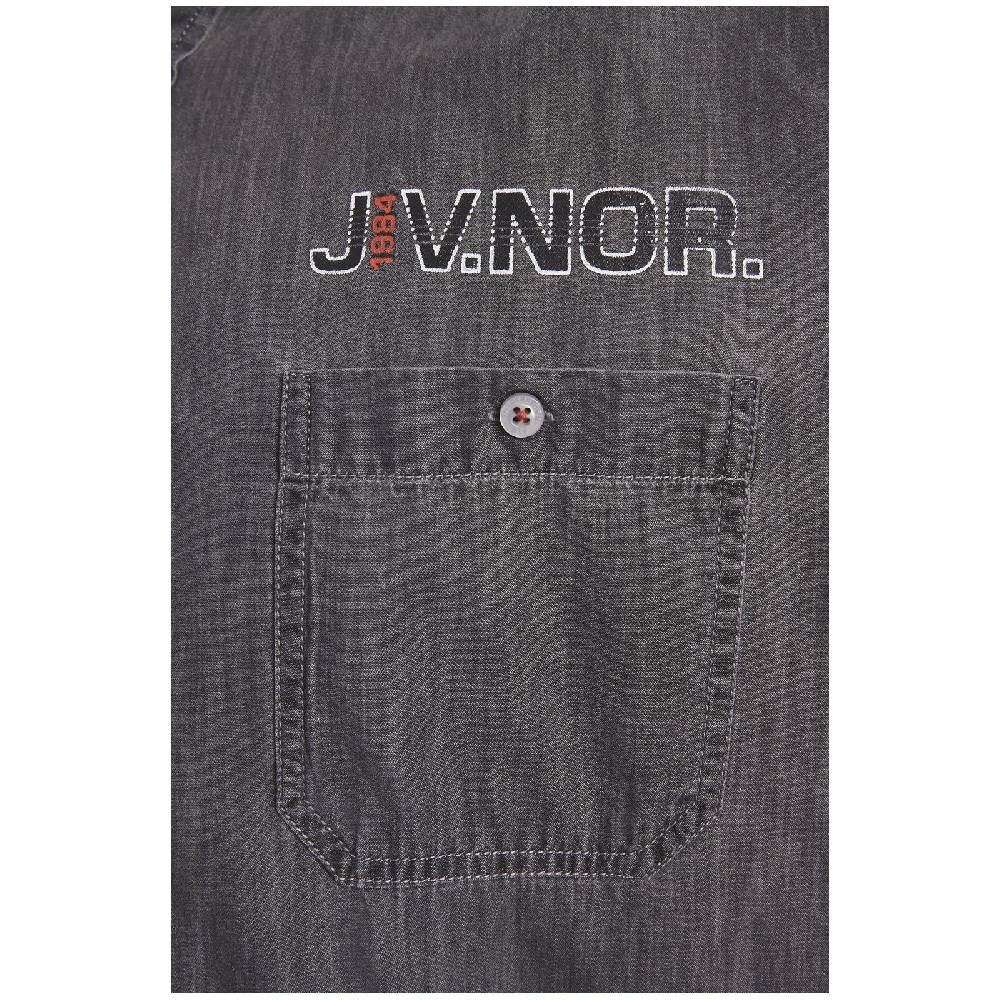 Jan Vanderstorm Kurzarmhemd LUZZA grau Outlet