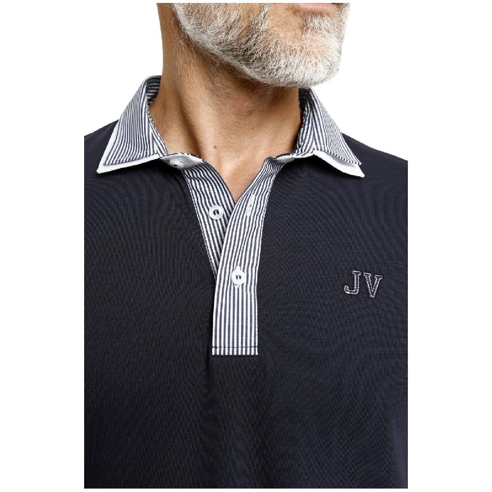 Jan Vanderstorm Poloshirt DANHY dunkelblau im Angebot