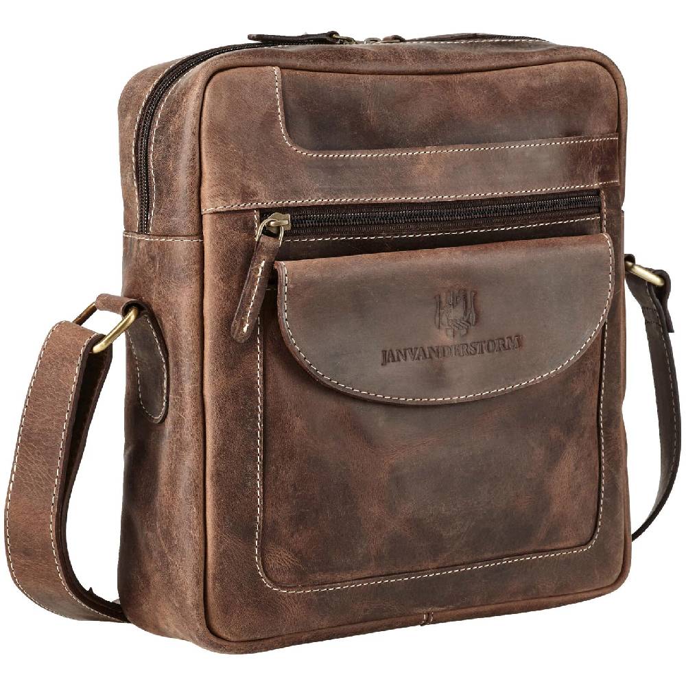 Jan Vanderstorm Tasche DIETGER braun Schlussverkauf