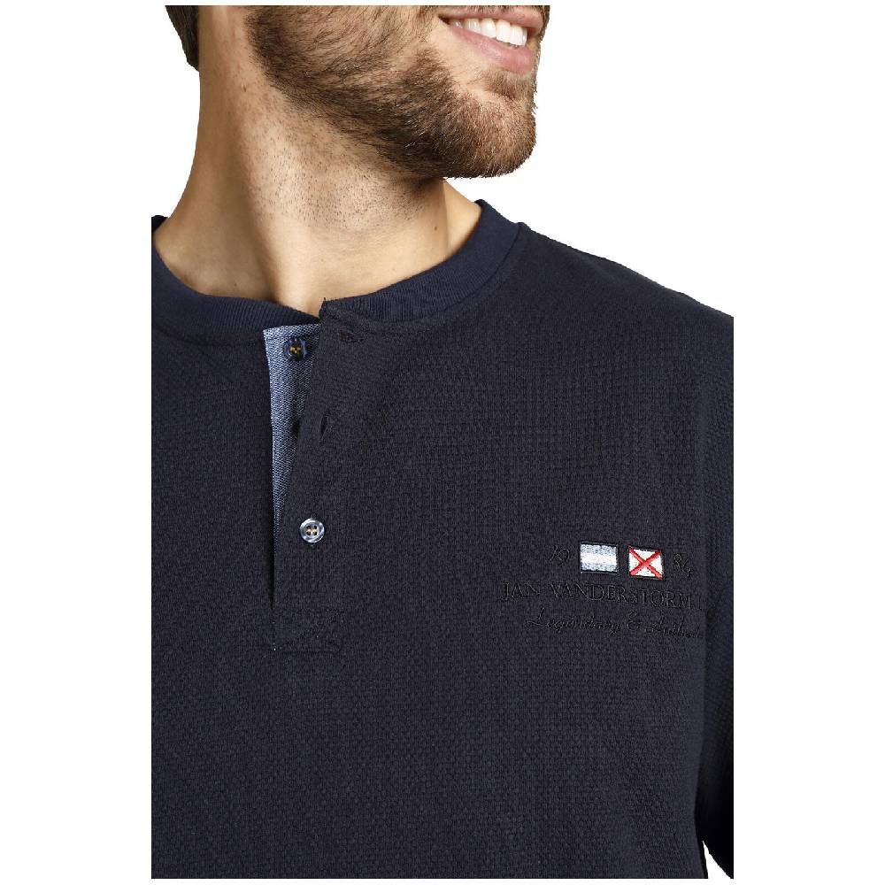 Jan Vanderstorm Sweatshirt VILJAR dunkelblau Blitzverkäufe