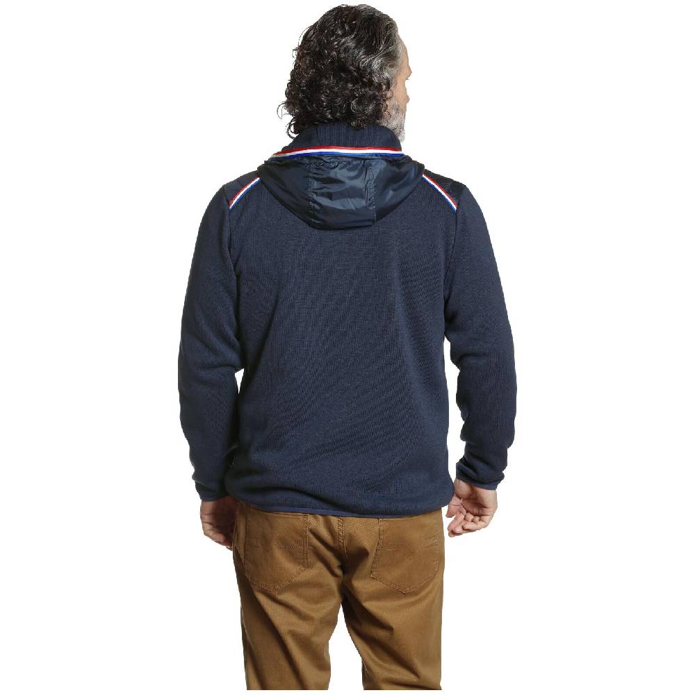 Jan Vanderstorm Strickfleecejacke STELLAN dunkelblau Outlet