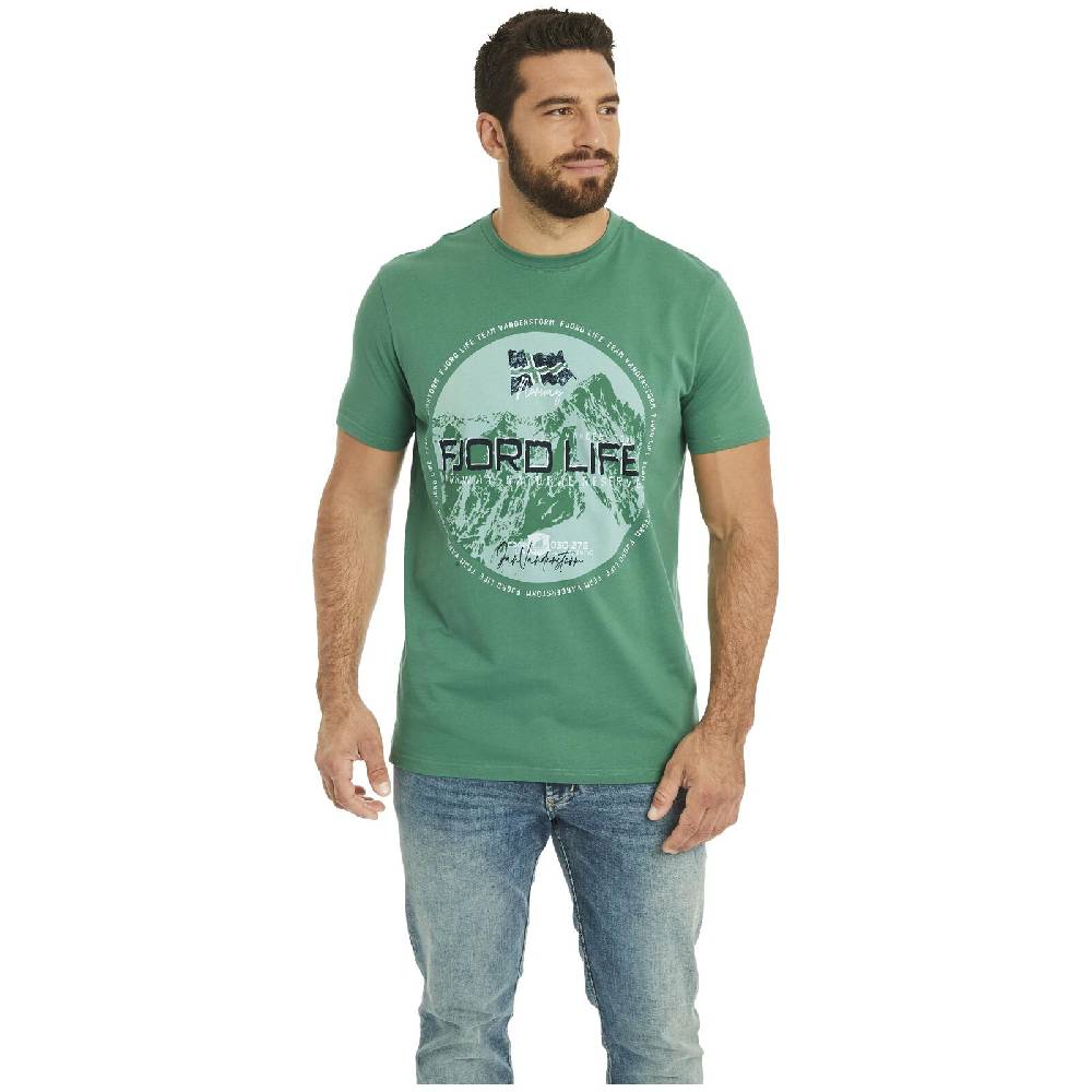 Jan Vanderstorm T-Shirt BENYAMIN grün Auslauf
