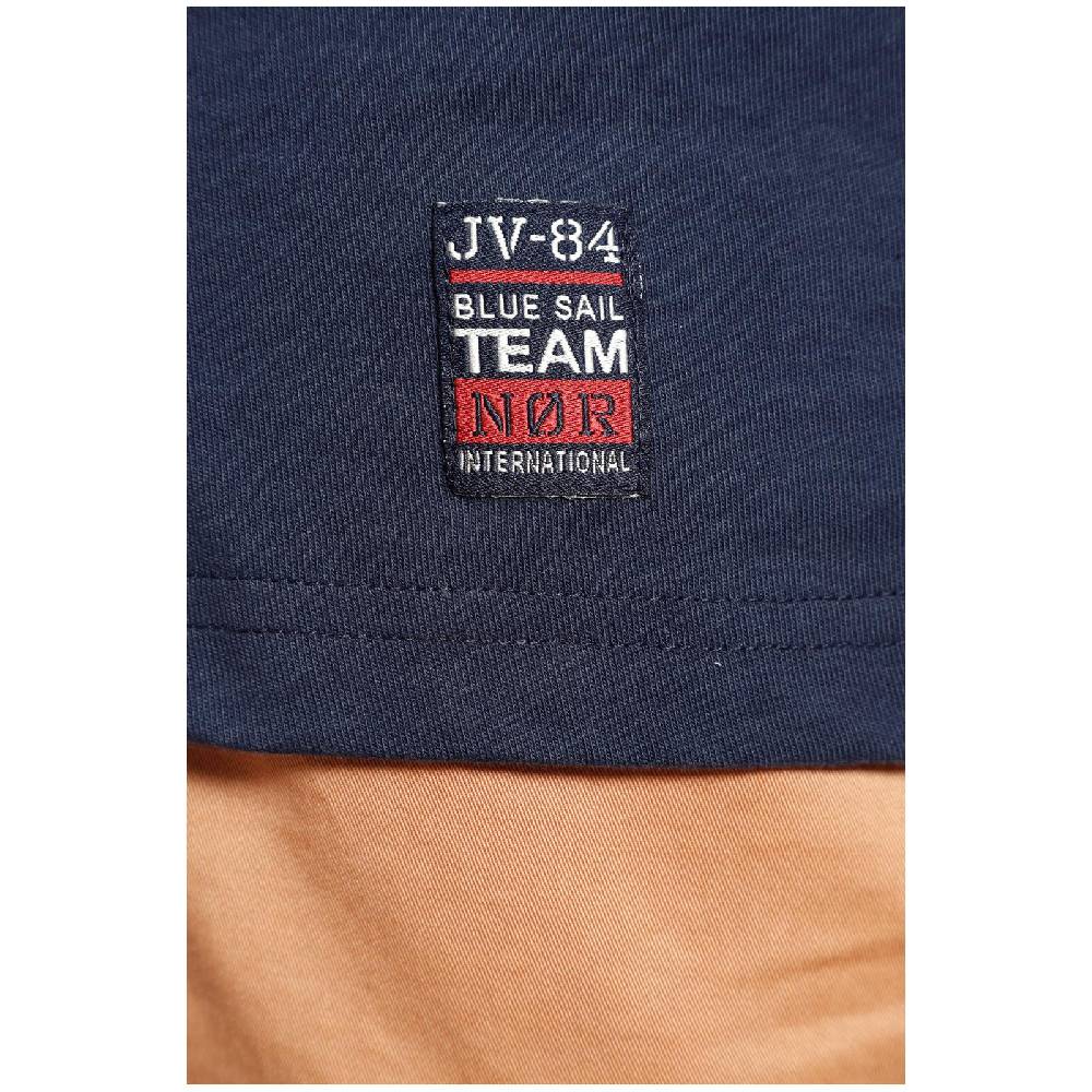 Jan Vanderstorm Langarmshirt ELION dunkelblau Online
