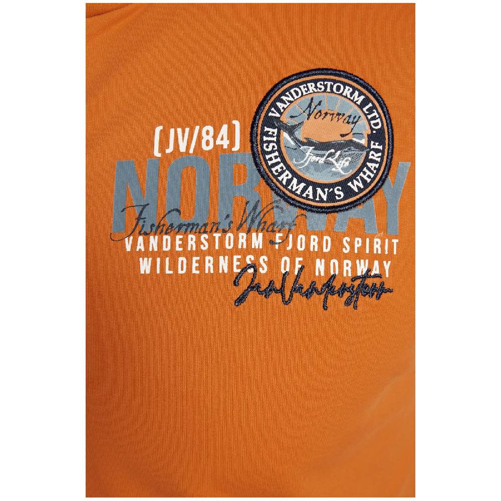 Jan Vanderstorm Sweatjacke RENKO orange Auslauf