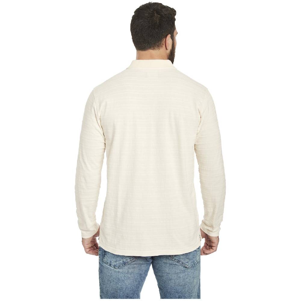 Jan Vanderstorm Langarm-Poloshirt AKILLES wollweiß Angebote