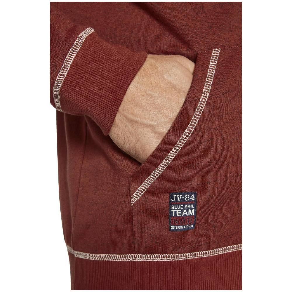 Jan Vanderstorm Sweatjacke JOKORA rot melange Outlet