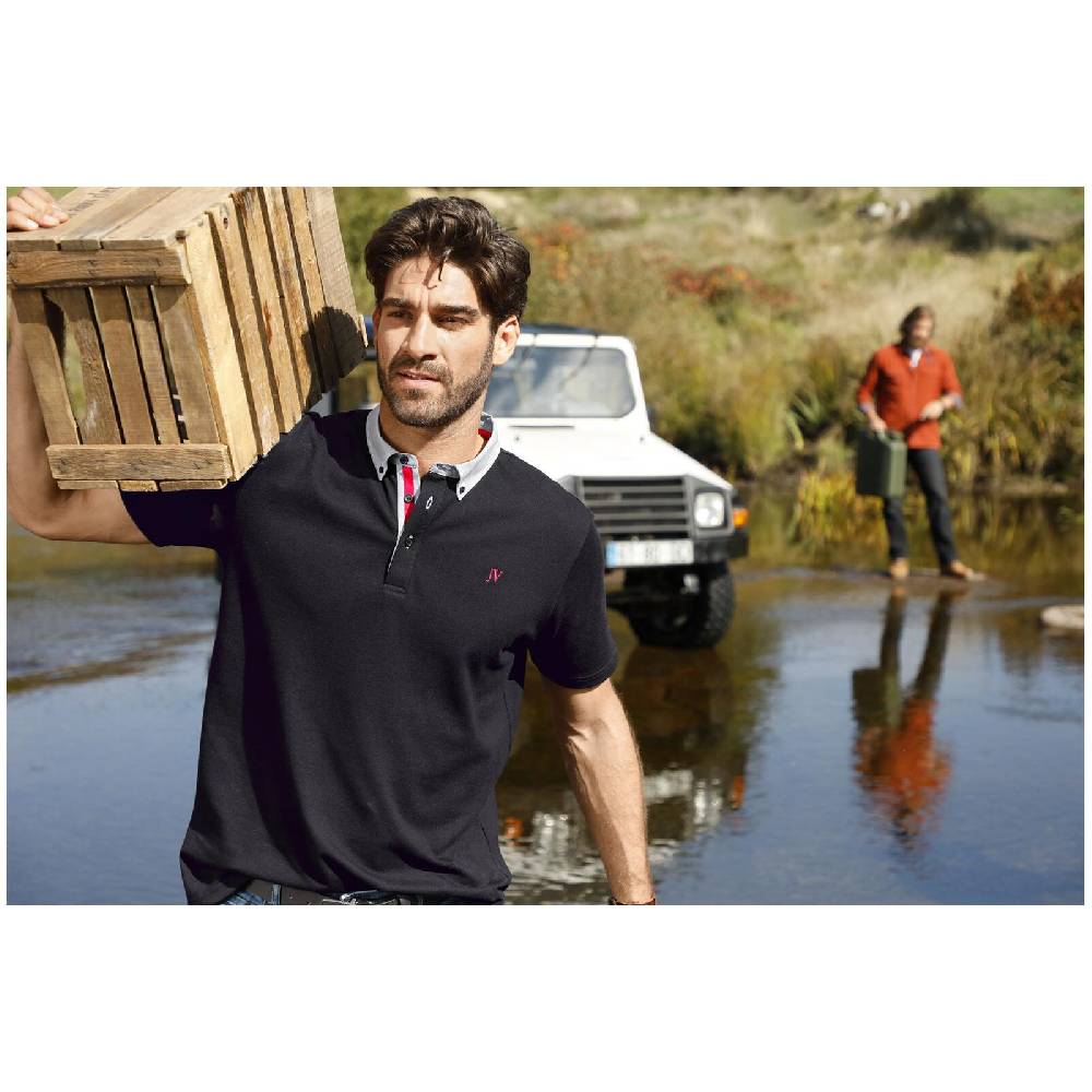 Jan Vanderstorm Poloshirt NJAL schwarz Hotsell