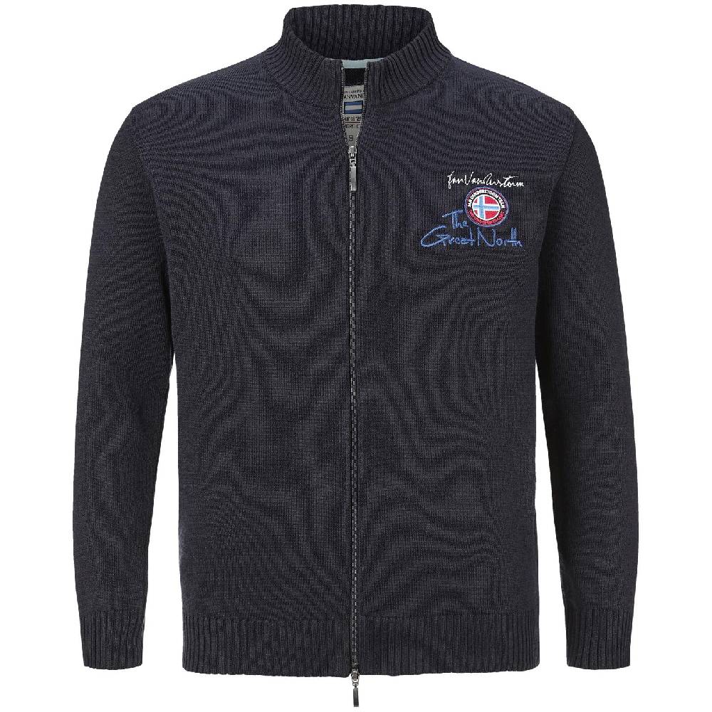 Jan Vanderstorm Strickjacke OLAV dunkelblau