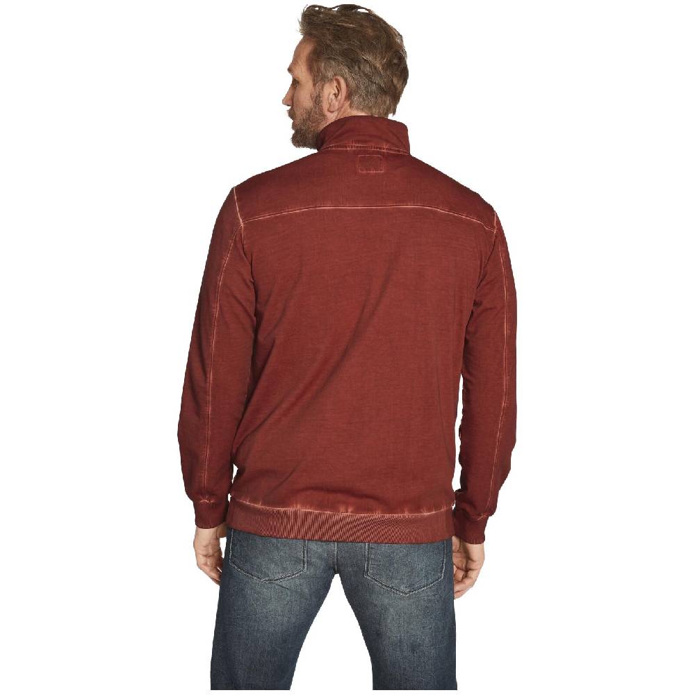 Jan Vanderstorm Sweatjacke SIVID rot Schlussverkauf