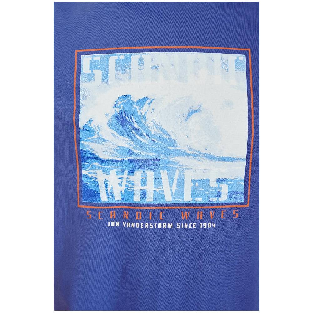 Jan Vanderstorm T-Shirt GERFRIED royal blau Auslauf