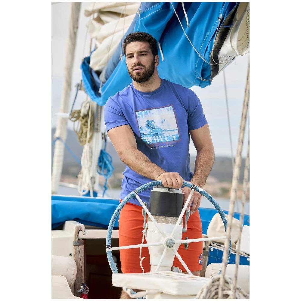 Jan Vanderstorm T-Shirt GERFRIED royal blau Auslauf