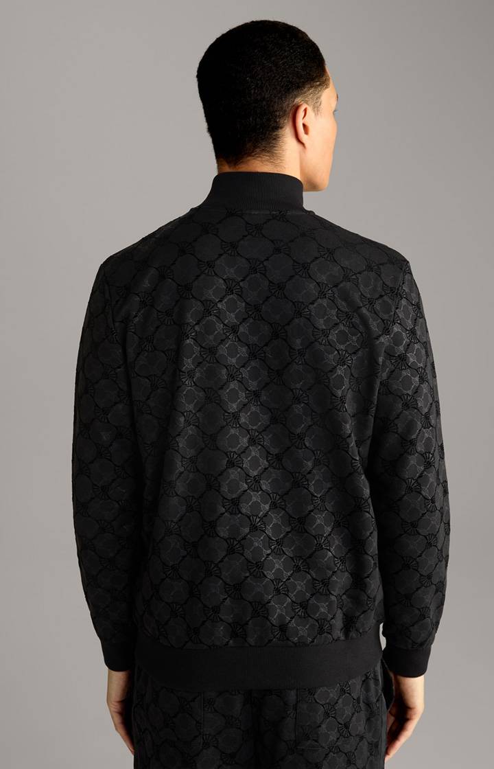 Joop Cornflower-Sweatjacke Thierry in Schwarz gemustert Hotsell