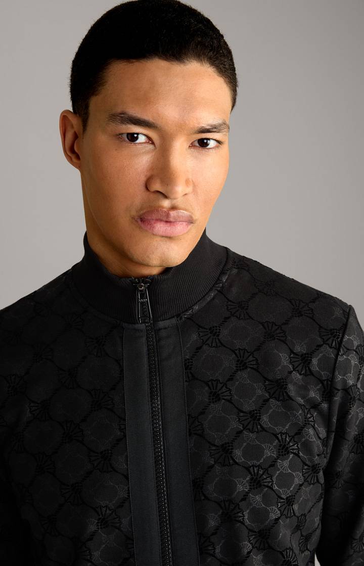 Joop Cornflower-Sweatjacke Thierry in Schwarz gemustert Hotsell