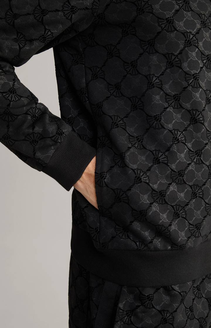 Joop Cornflower-Sweatjacke Thierry in Schwarz gemustert Hotsell