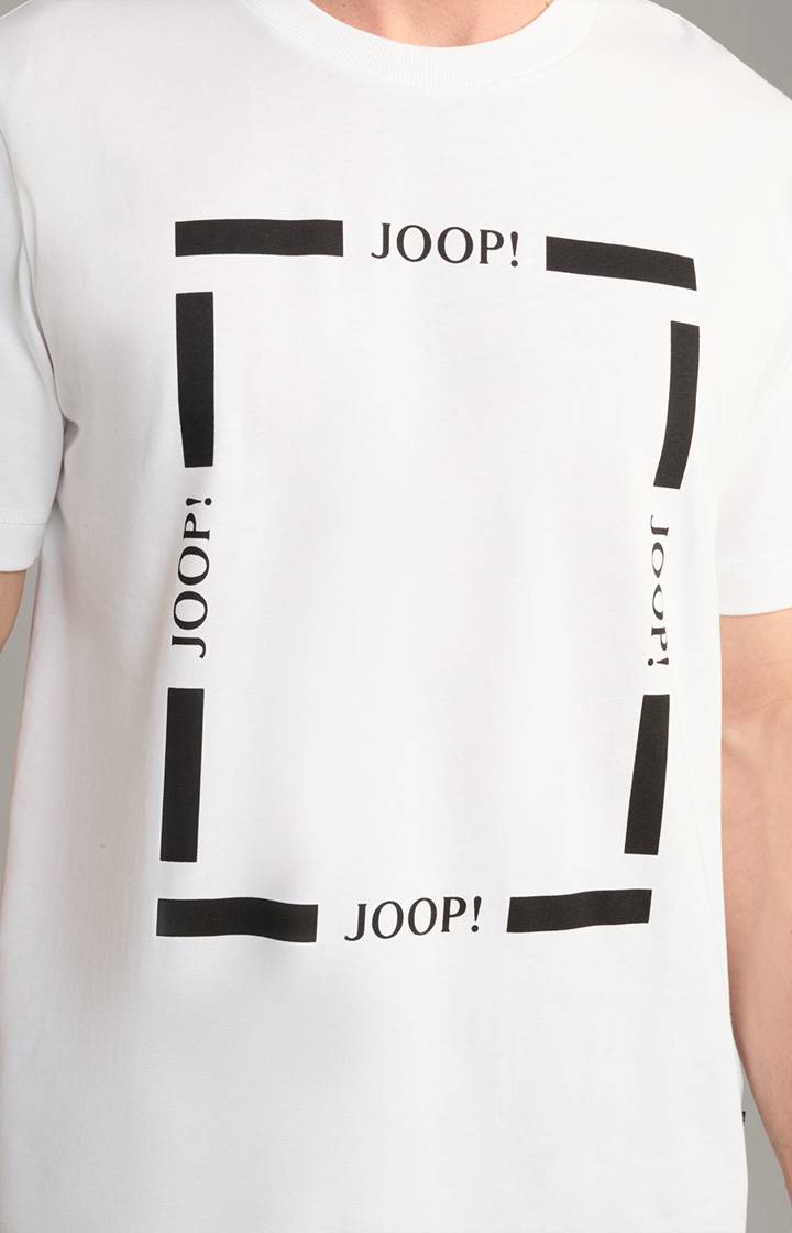 Joop T-Shirt Barnet in Weiß Schlussverkauf