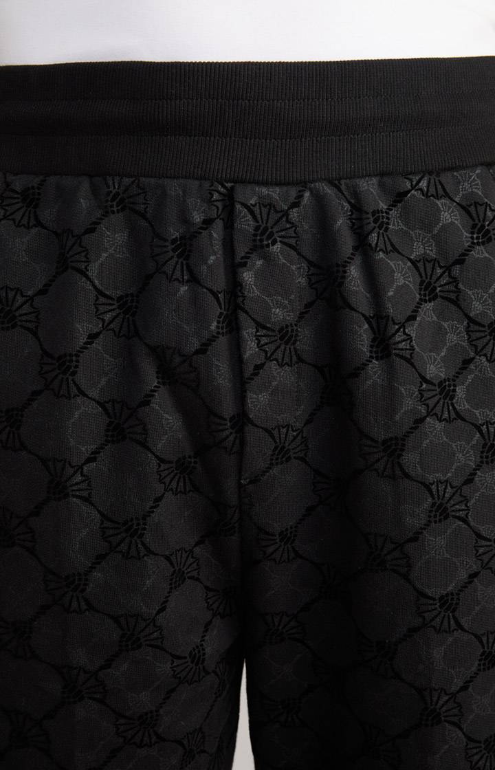 Joop Cornflower-Joggpants Thien in Schwarz gemustert Fabrikverkauf