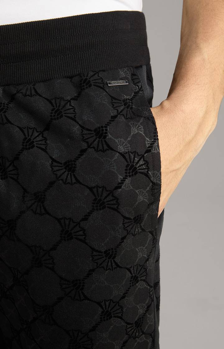 Joop Cornflower-Joggpants Thien in Schwarz gemustert Fabrikverkauf