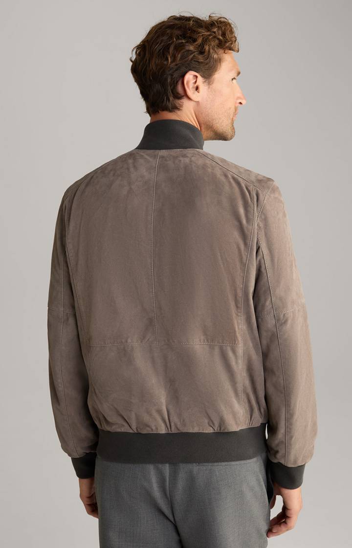Joop Veloursleder-Blouson Toros in Grau Online