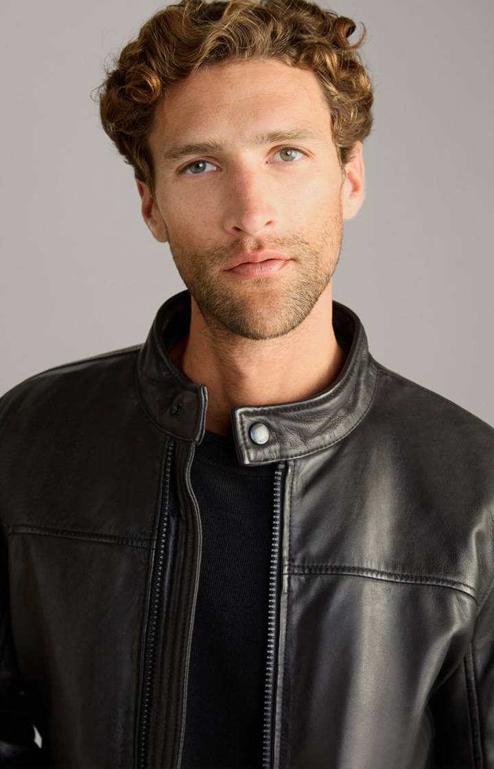 Joop Lederjacke Cleary in Schwarz Outlet