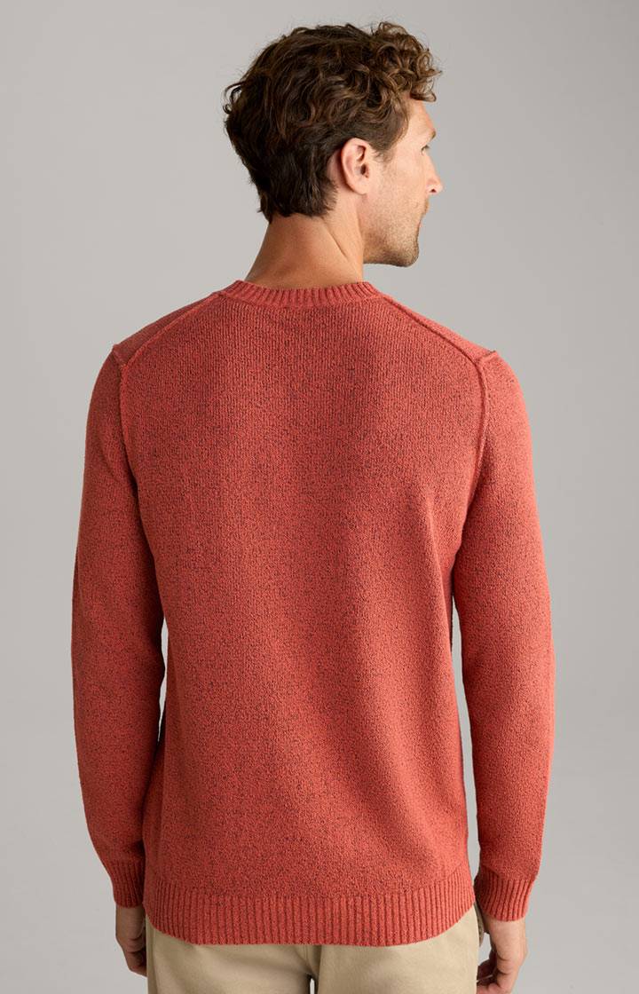 Joop Pullover Bohdan in Orange meliert Fabrikverkauf