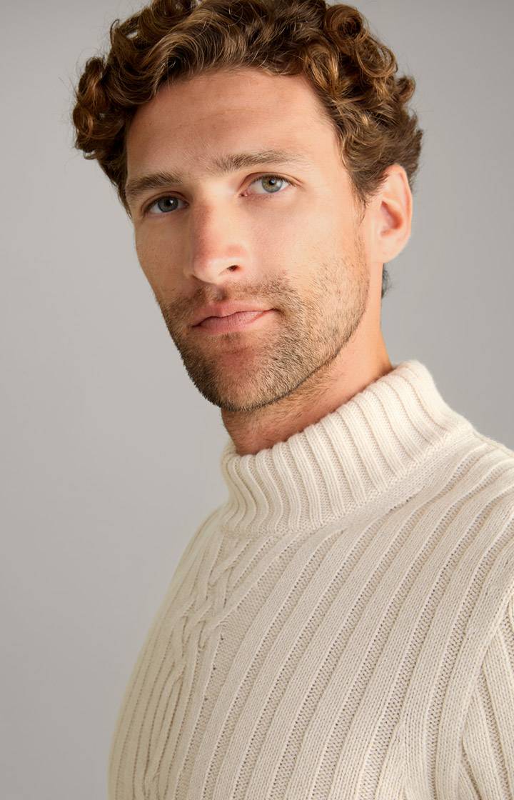 Joop Cashmere-Mix-Pullover Brianor in Beige Blitzverkäufe