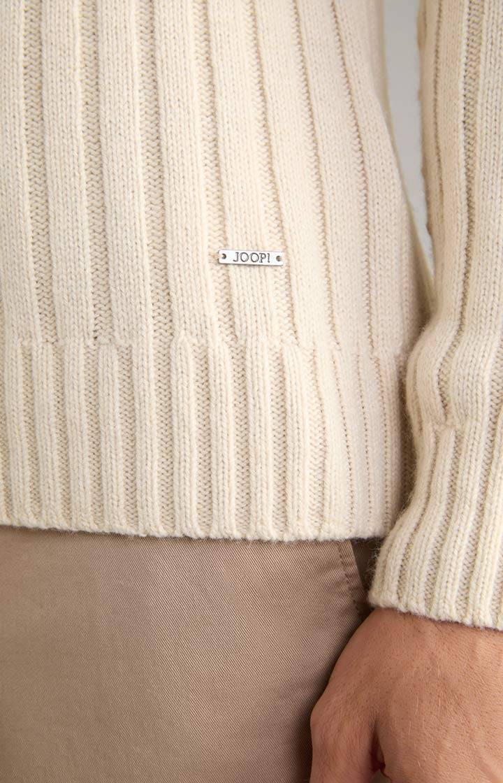 Joop Cashmere-Mix-Pullover Brianor in Beige Blitzverkäufe