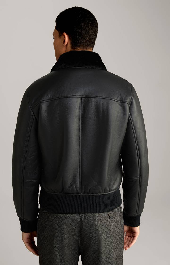 Joop Lederjacke Sonan in schwarz Angebote