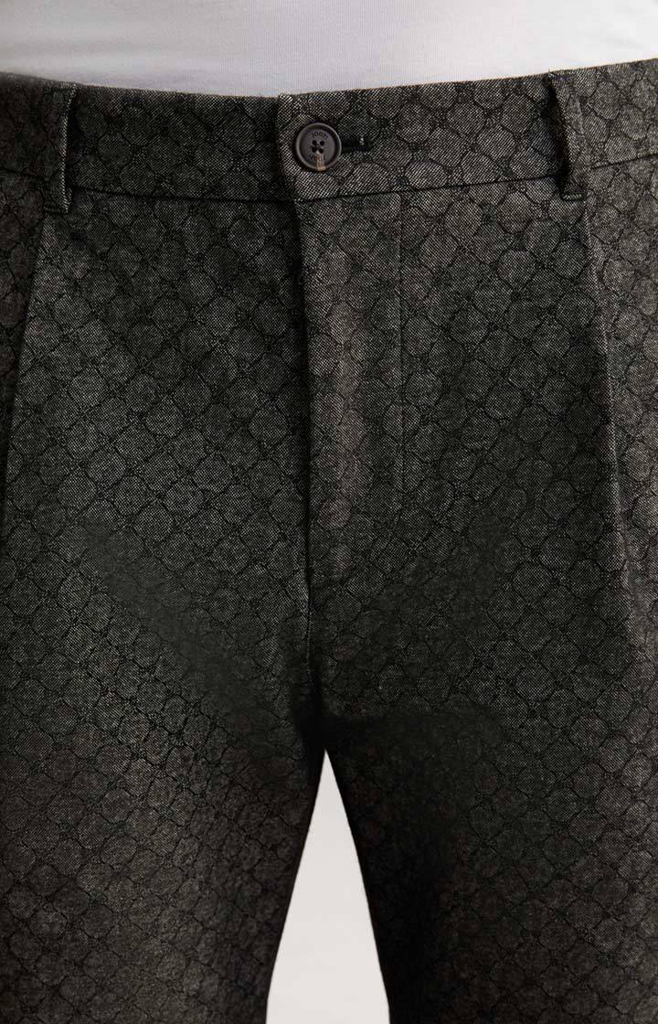 Joop Cornflower Bundfaltenhose Lester in Anthrazit gemustert Tägliche Deals