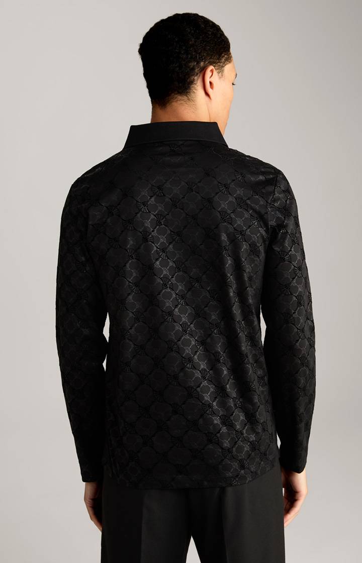 Joop Langarm-Poloshirt Pasquale in Schwarz Schlussverkauf