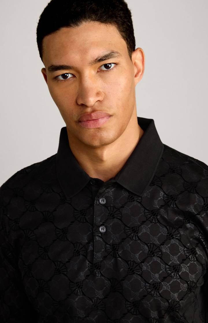 Joop Langarm-Poloshirt Pasquale in Schwarz Schlussverkauf