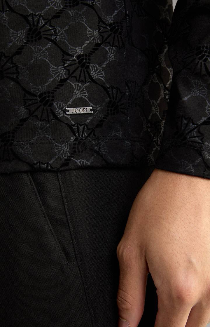Joop Langarm-Poloshirt Pasquale in Schwarz Schlussverkauf