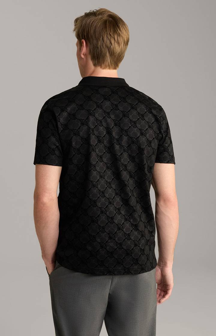 Joop Cornflower-Poloshirt Benito in Schwarz Meist gekauft