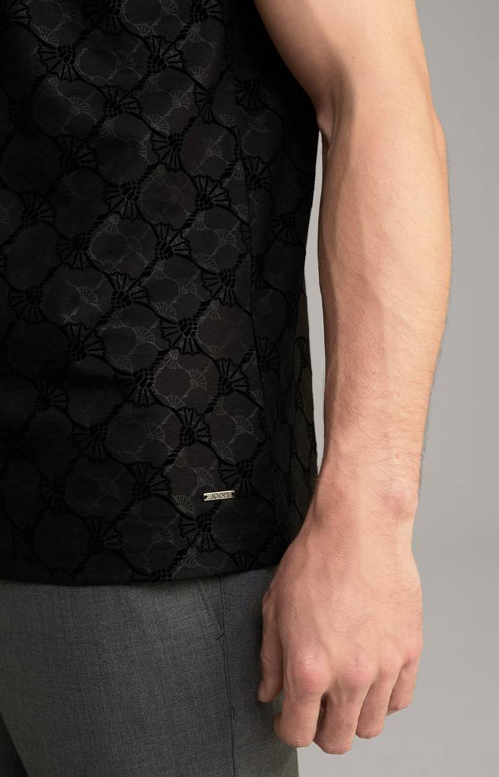 Joop Cornflower-Poloshirt Benito in Schwarz Meist gekauft