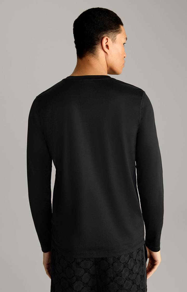 Joop Longsleeve Baseo in Schwarz Auslauf