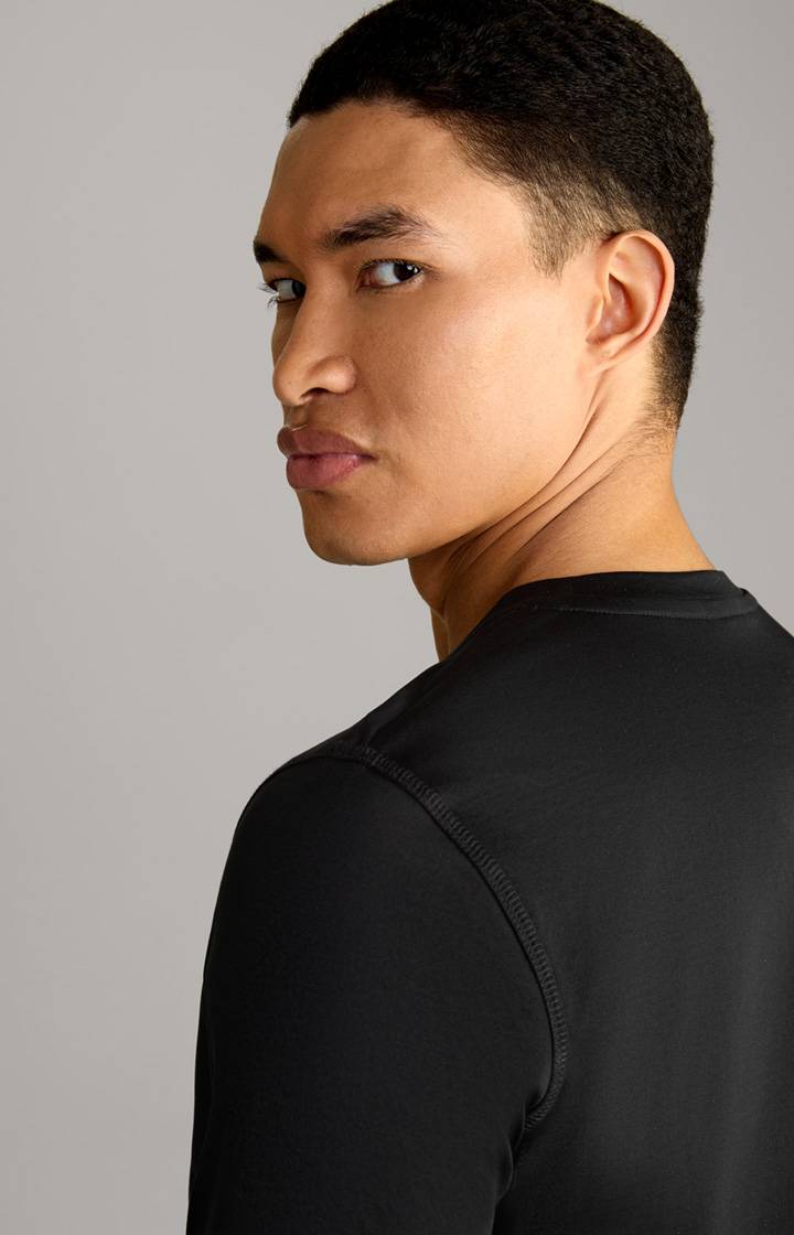 Joop Longsleeve Baseo in Schwarz Auslauf