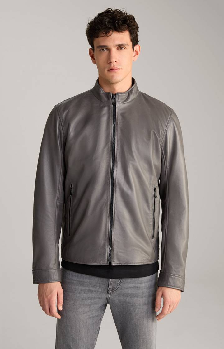 Joop Lederjacke Lif in Grau