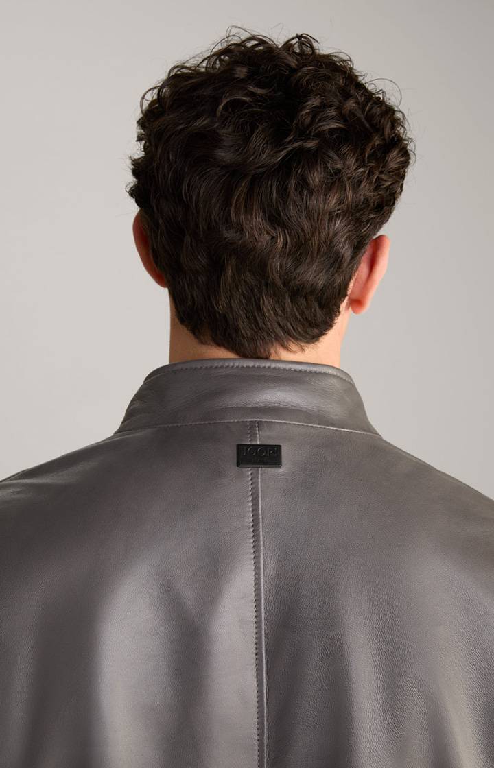 Joop Lederjacke Lif in Grau Meist gekauft