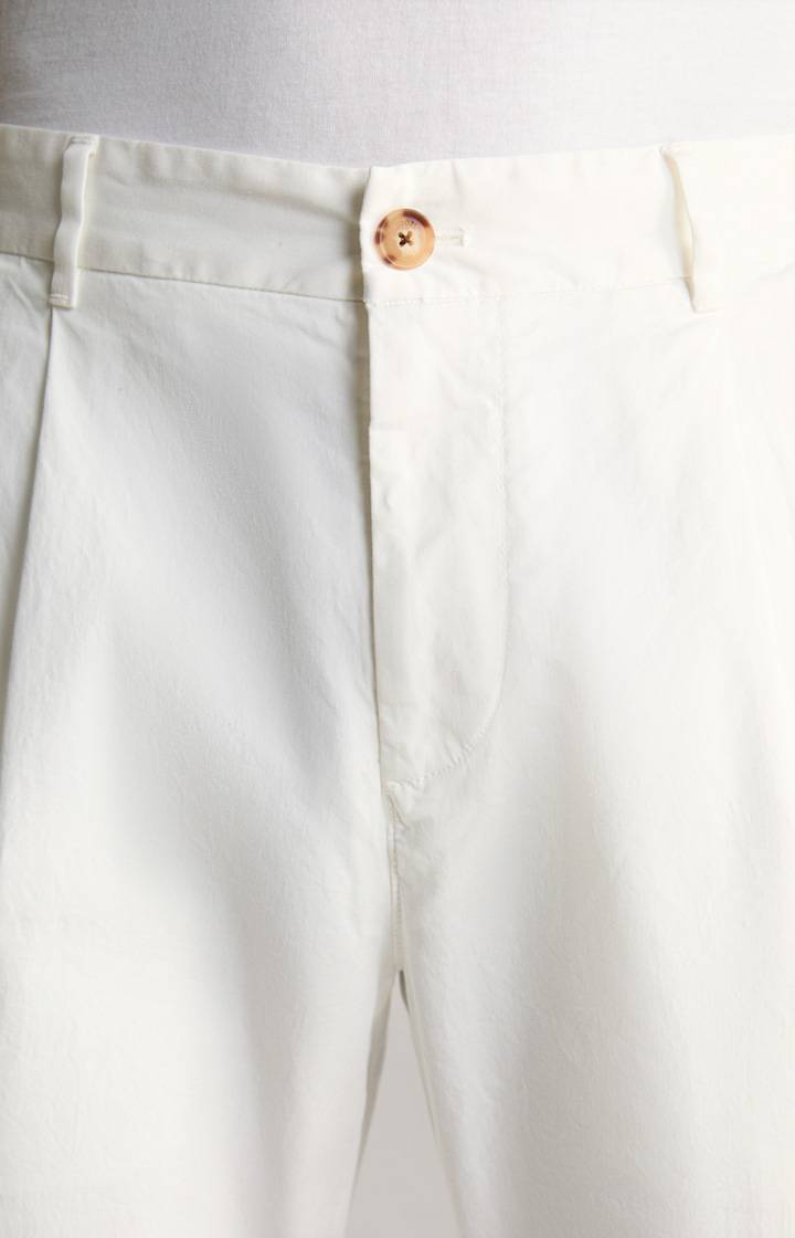 Joop Bundfaltenhose Lester in Creme Outlet