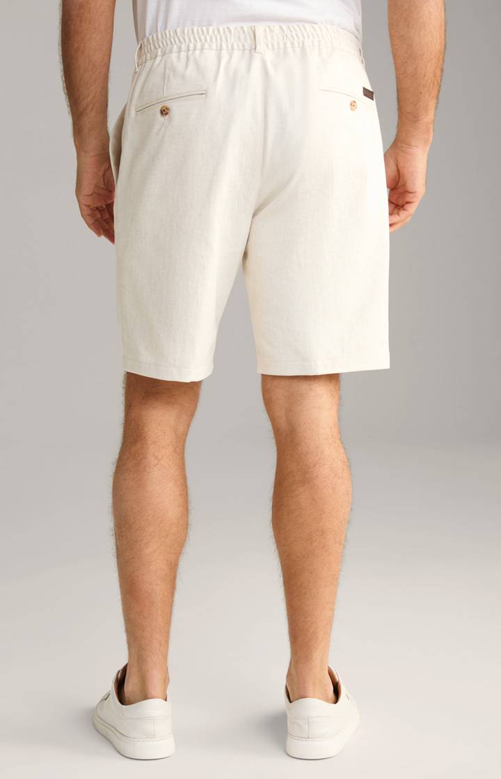 Joop Leinenmix-Shorts Dinghy in Offwhite Fabrikverkauf