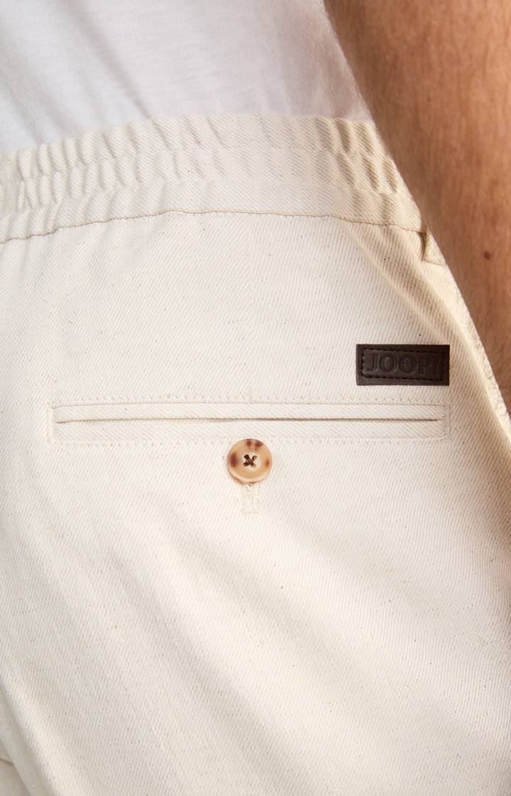 Joop Leinenmix-Shorts Dinghy in Offwhite Fabrikverkauf