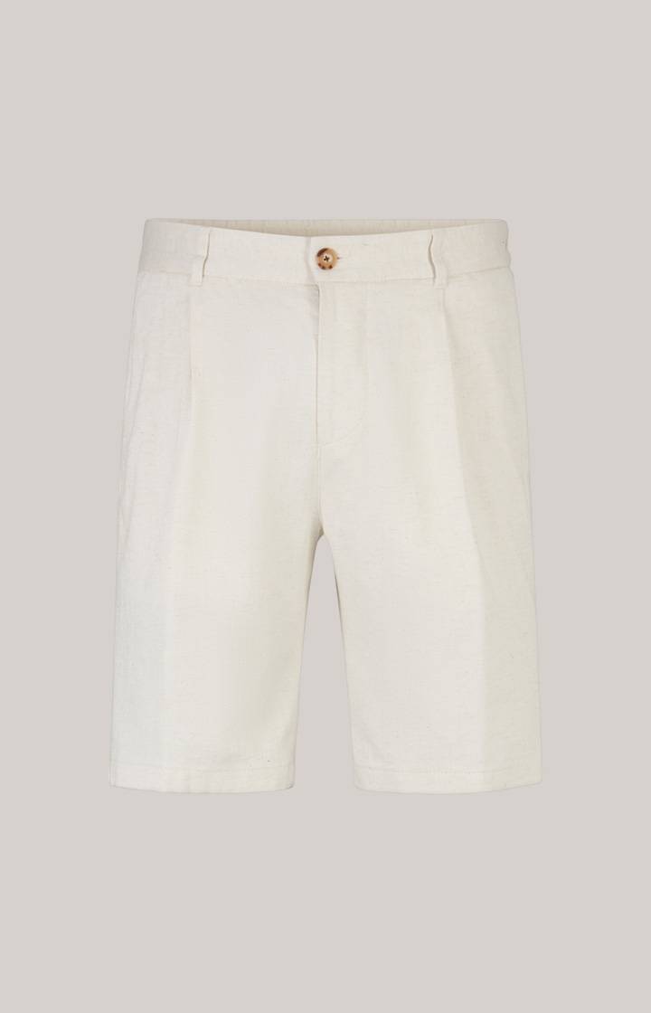 Joop Leinenmix-Shorts Dinghy in Offwhite Fabrikverkauf