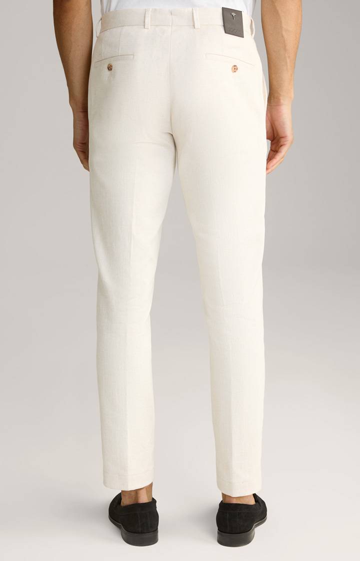 Joop Leinenmix Chino Hank in Creme Verkauf