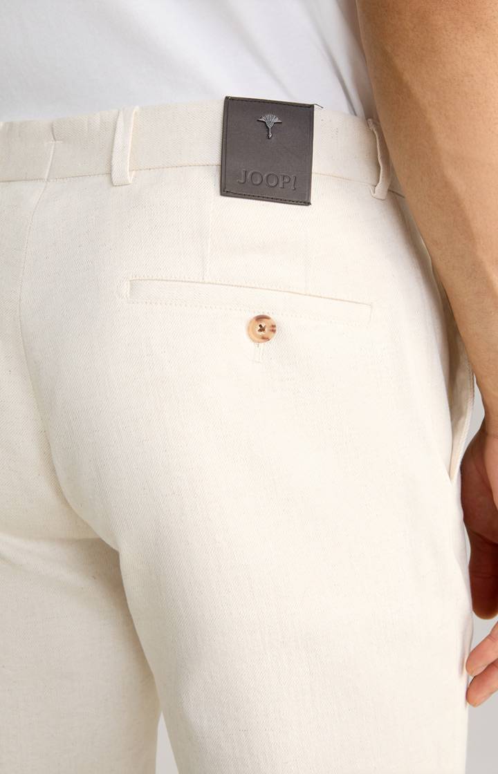 Joop Leinenmix Chino Hank in Creme Verkauf