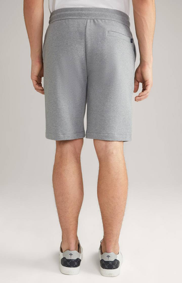 Joop Baumwoll-Sweat-Shorts Santo in Grau meliert Auslauf